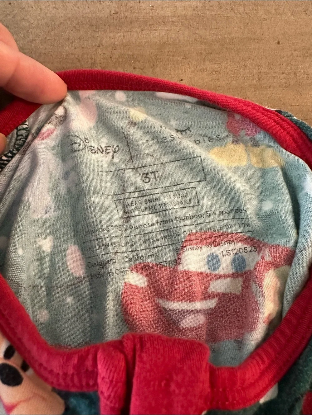 Pixar Little Sleepies Christmas Zipper